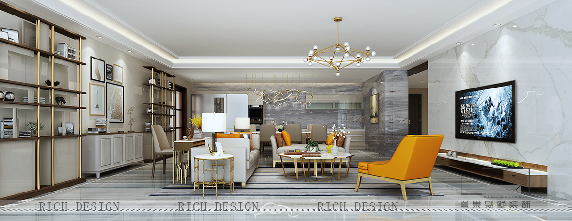 现代客厅装修设计效果图