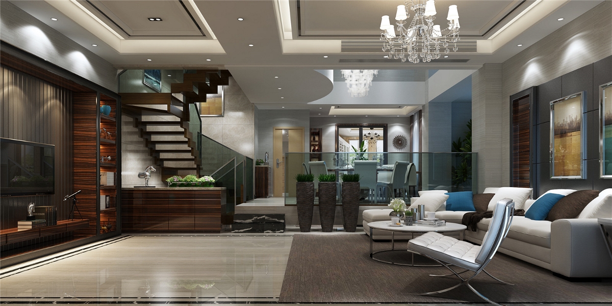 别墅装修设计现代风效果图