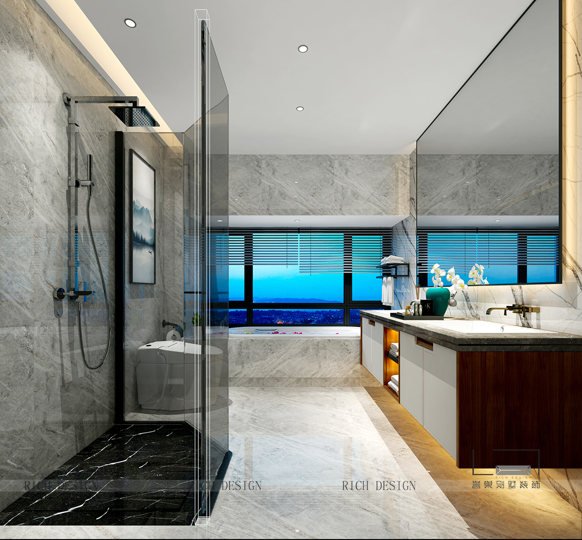 华联城市主卫装修效果图 华联城市主卫装修效果图