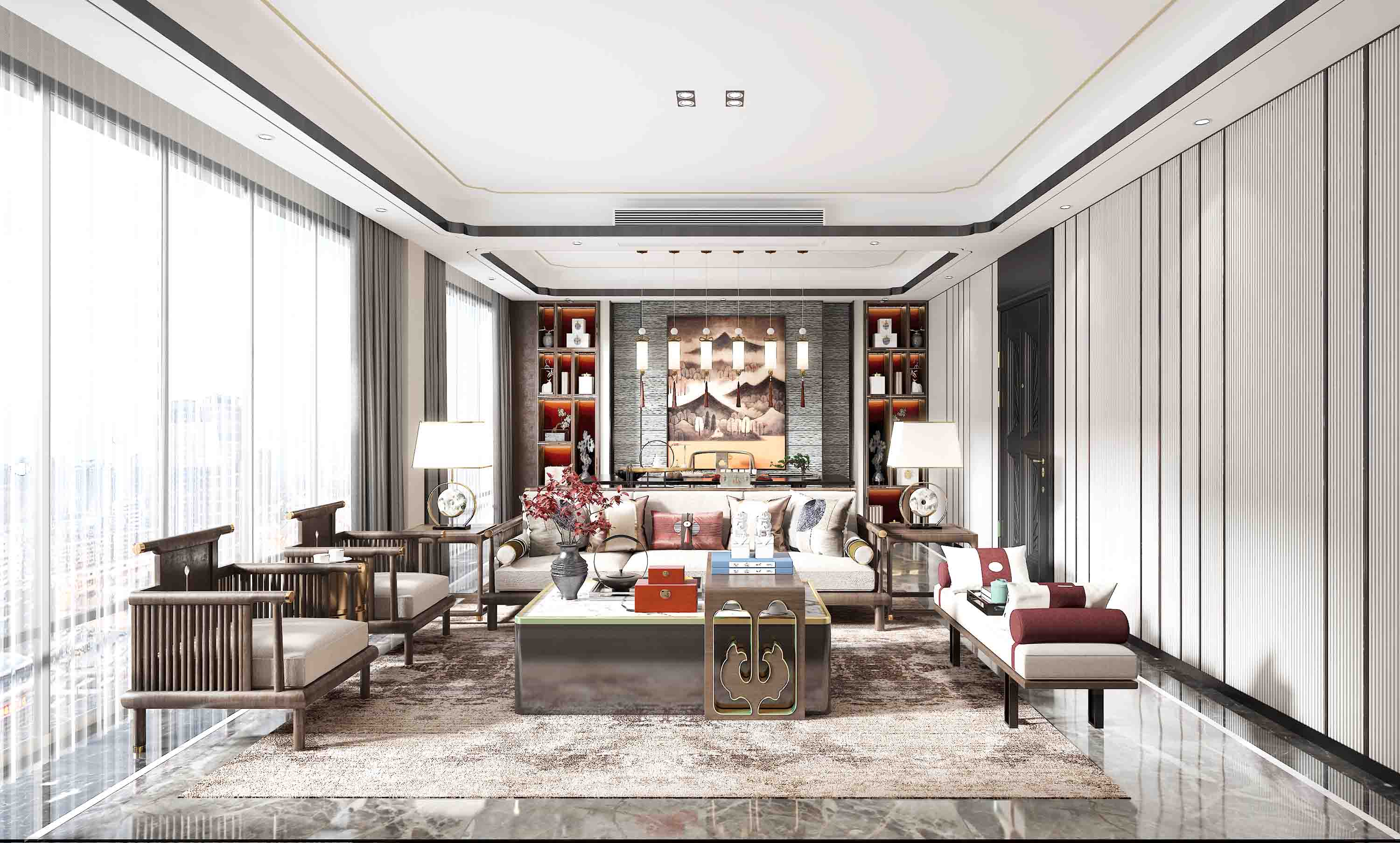 中式客厅 中式客厅