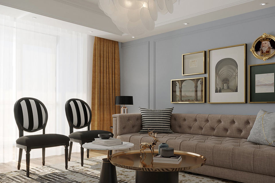 客厅装饰窗帘修饰效果 客厅装饰窗帘修饰效果